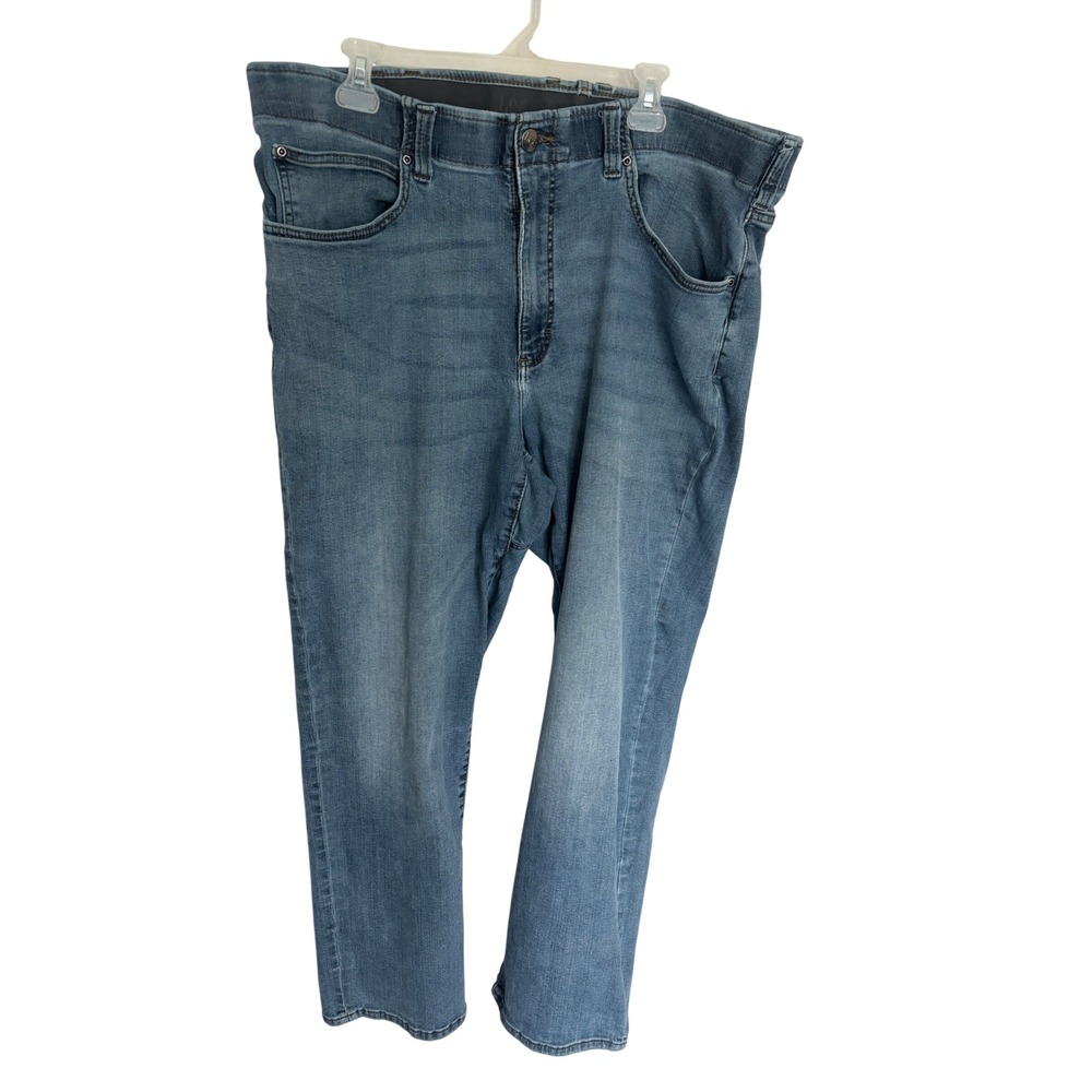 Lee Mens Extreme Motion Straight Fit Jeans Bundle 2 Pairs Blue 44x32